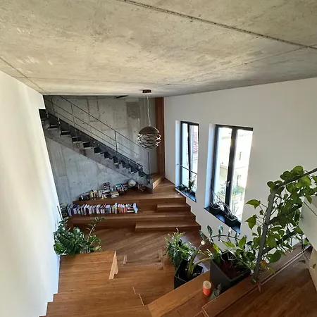 דירה 172 Qm Luxus Penthouse Stadtmitte, Sauna, Fitness נוי-אולם