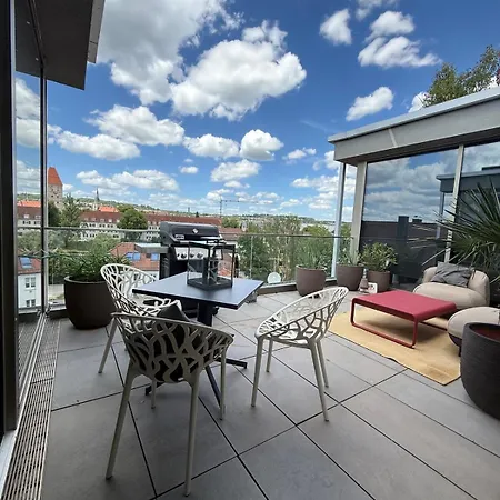 Apartman 172 Qm Luxus Penthouse Stadtmitte, Sauna, Fitness