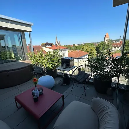 172 Qm Luxus Penthouse Stadtmitte, Sauna, Fitness * Neu-Ulm