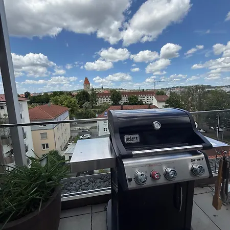 172 Qm Luxus Penthouse Stadtmitte, Sauna, Fitness * Neu-Ulm